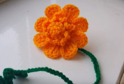 Flower Bookmark Crochet