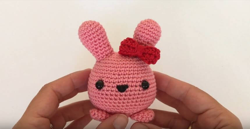 Crochet Pink Bunny