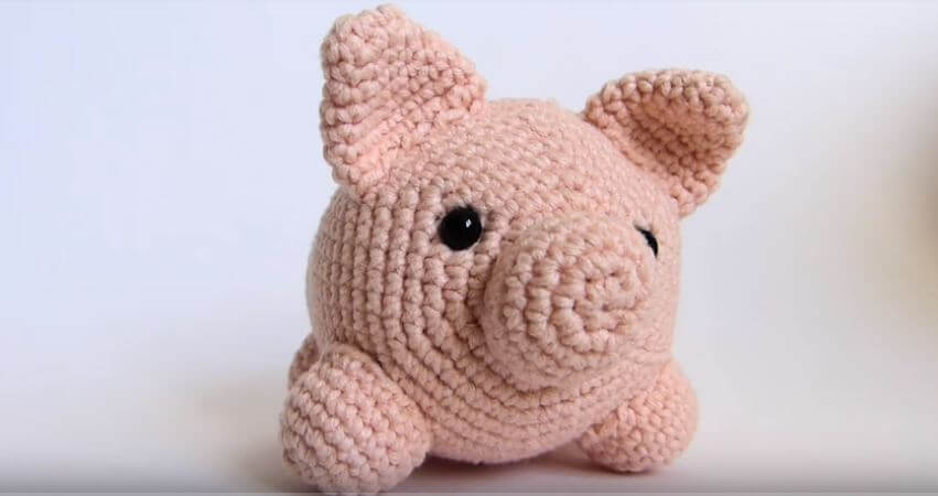 Pink Piggy Amigurumi