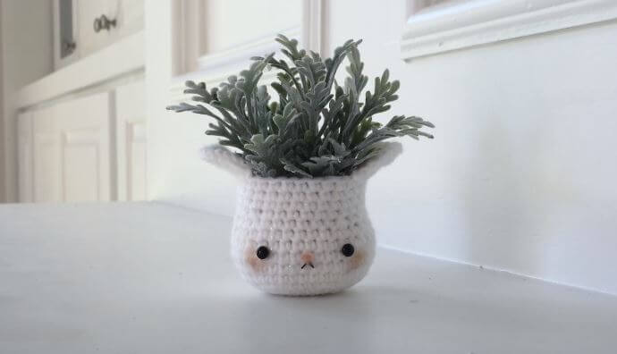 Cute Bunny Plant Crochet