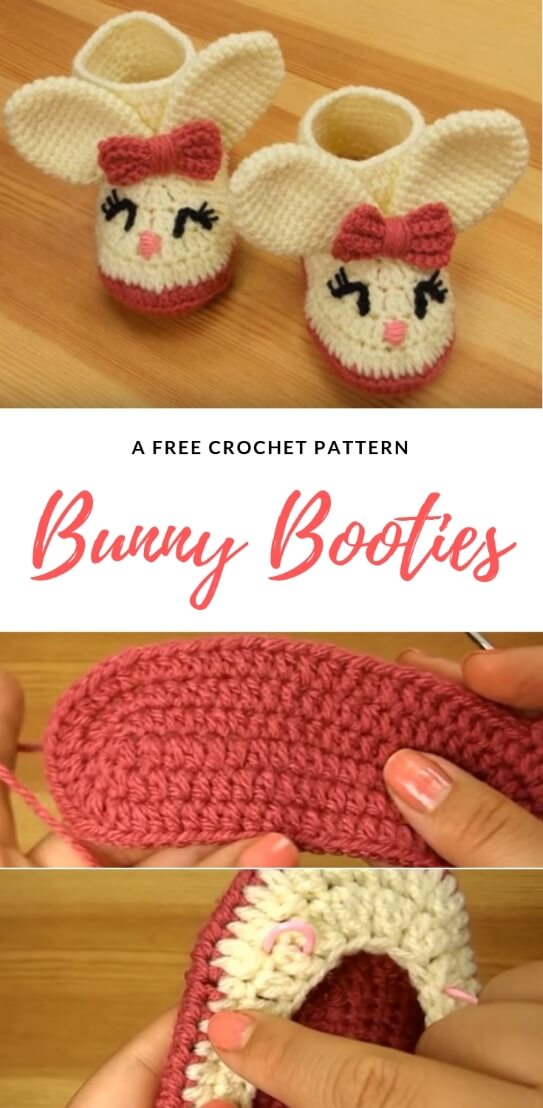 Winter Baby Booties popularcrochet.com #crochet #booties #baby #winter 