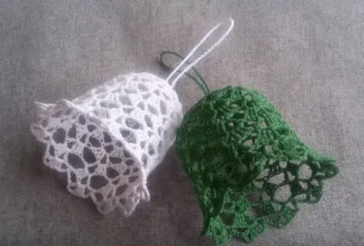 Crochet Bell Ornament 1