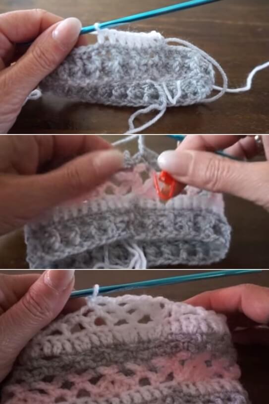 Crochet Baby girl hat popularcrochet.com #crochet #hat #baby 