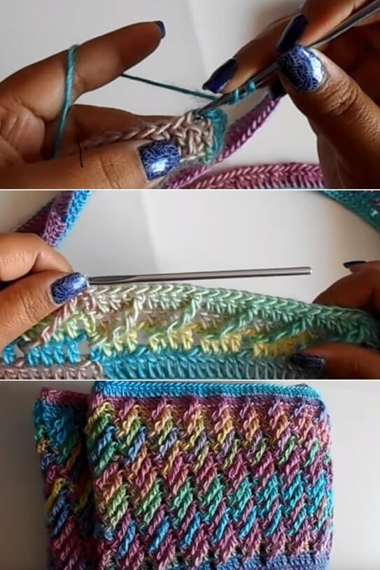 Crochet Scarf popularcrochet.com #crochet #scarf 