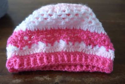 Crochet Baby girl hat