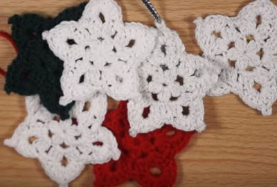 Crochet Star Ornament 1
