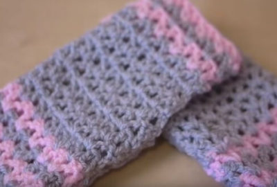 Crochet Wrist Warmers 1