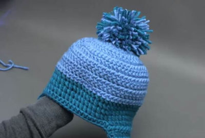Winter Winds Ski Crochet Beanie 1