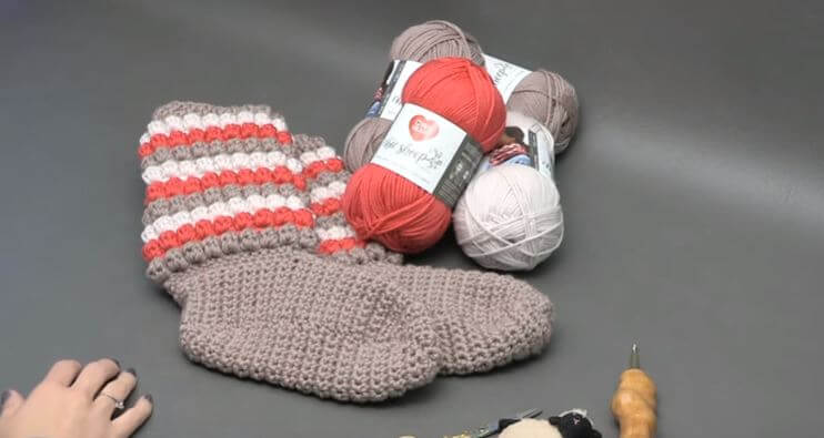 Winter Chic Crochet Slippers 1