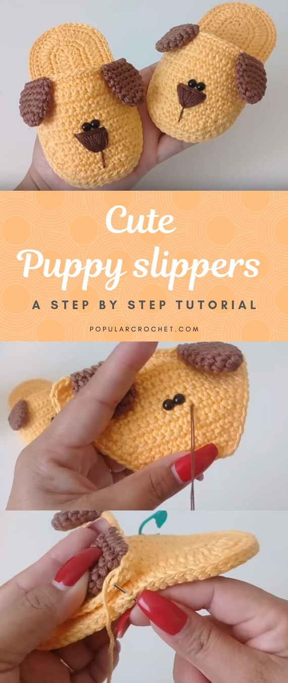 crochet dog slippers