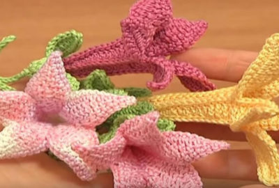 Canterbury Bell Flower Crochet pattern 1
