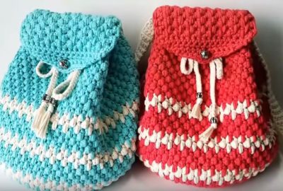 How to crochet a backpack 1
